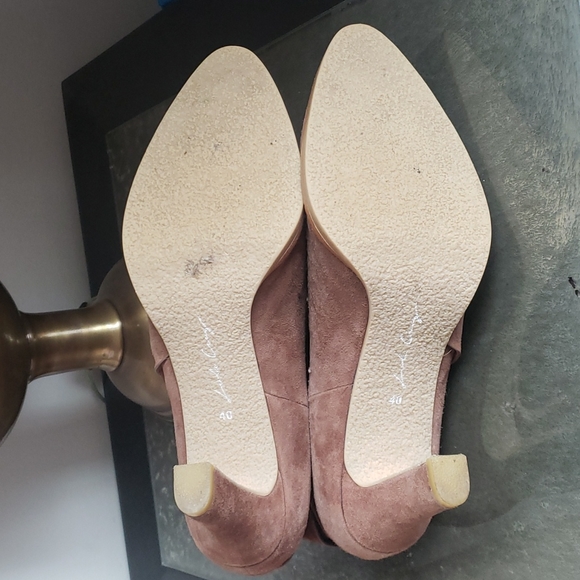 LOLA CRUZ Mafava HEELS ANKLE BOOTS IN BROWN SUEDE - Picture 2 of 8